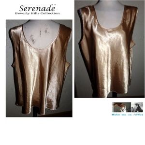 Serenda NWOT Gold Sleevelesss Shell